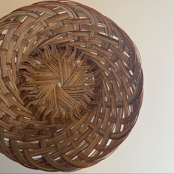 Vintage Other - Vintage Wicker Woven Wall Basket